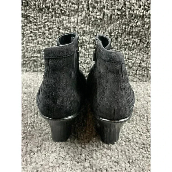 Dansko Buffy Ankle Boots Booties Black Suede Leather Slouch Size EUR 41​ - Picture 2 of 8